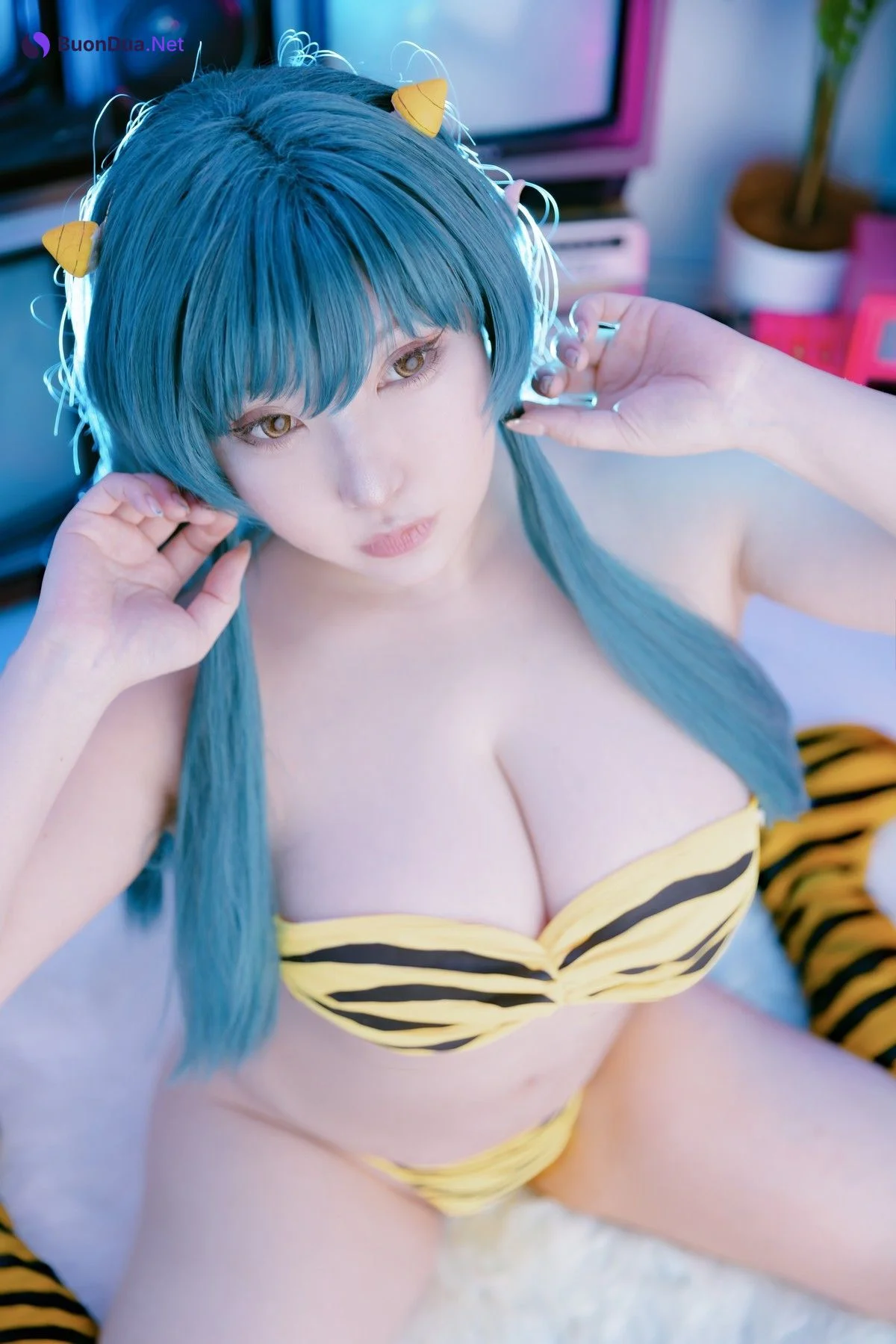 Cosplay SAKUサク Lum ラム うる星やつら Set.03 - Photo 17