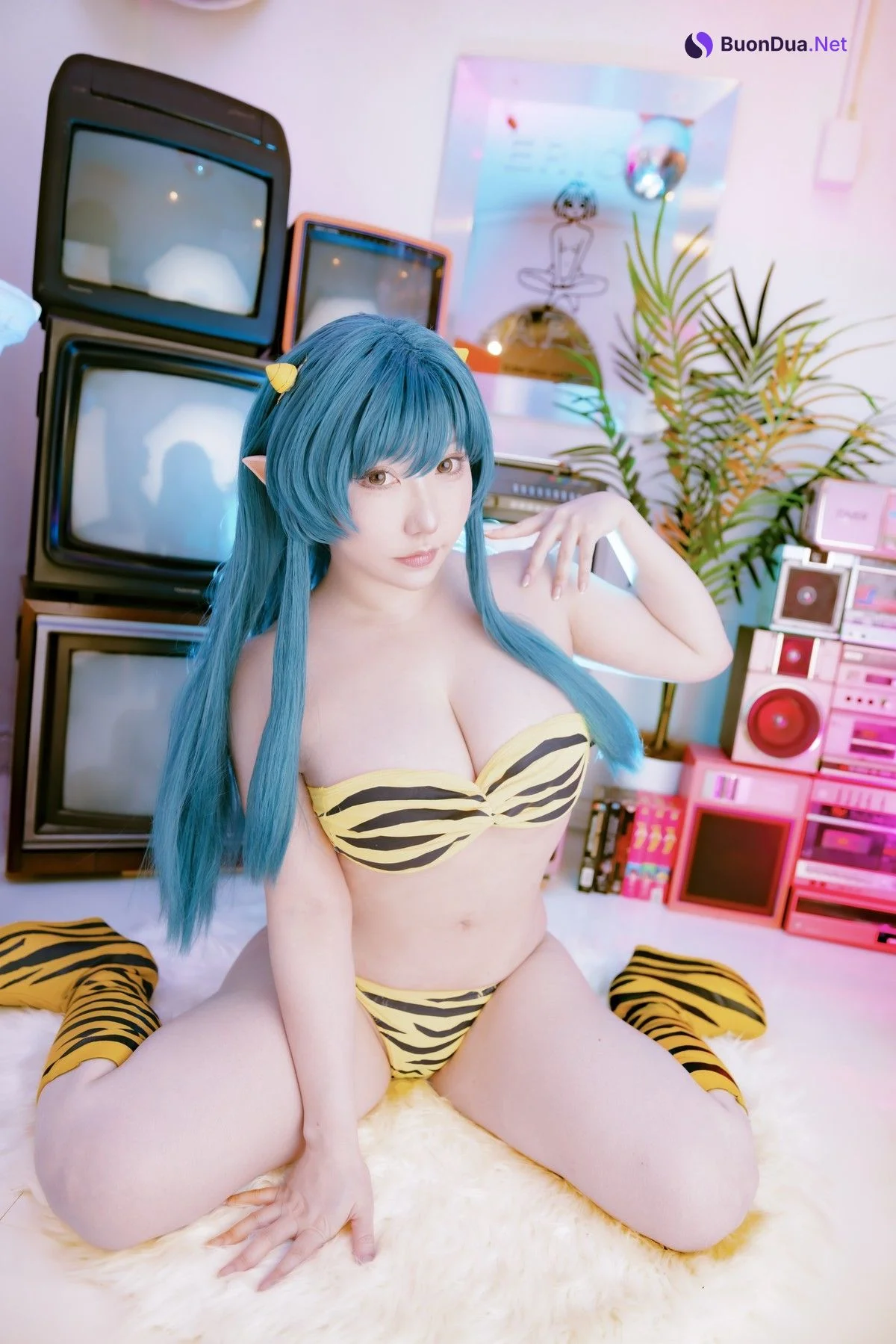 Cosplay SAKUサク Lum ラム うる星やつら Set.03 - Photo 3