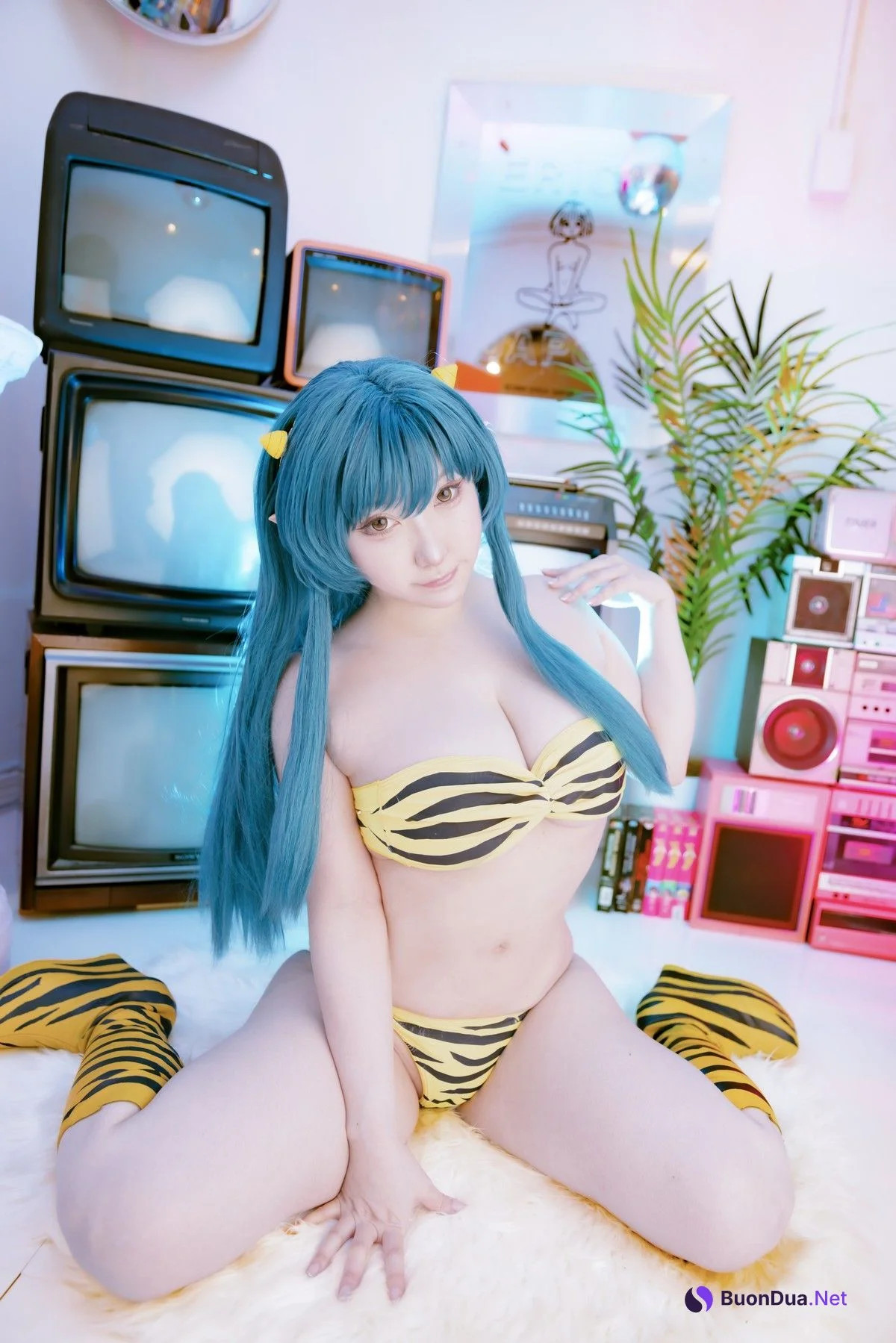 Cosplay SAKUサク Lum ラム うる星やつら Set.03 - Photo 4