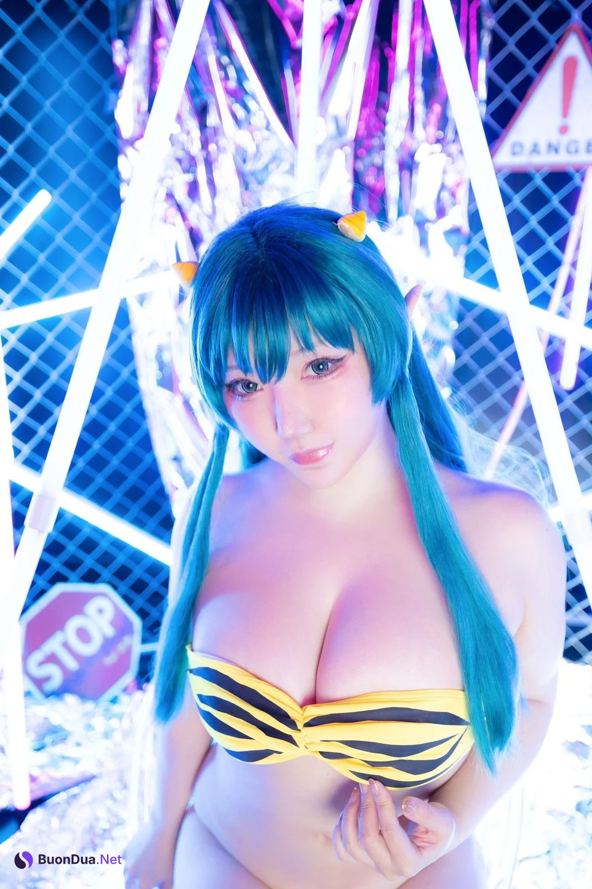 Cosplay SAKUサク Lum ラム うる星やつら Set.04 - Photo 11