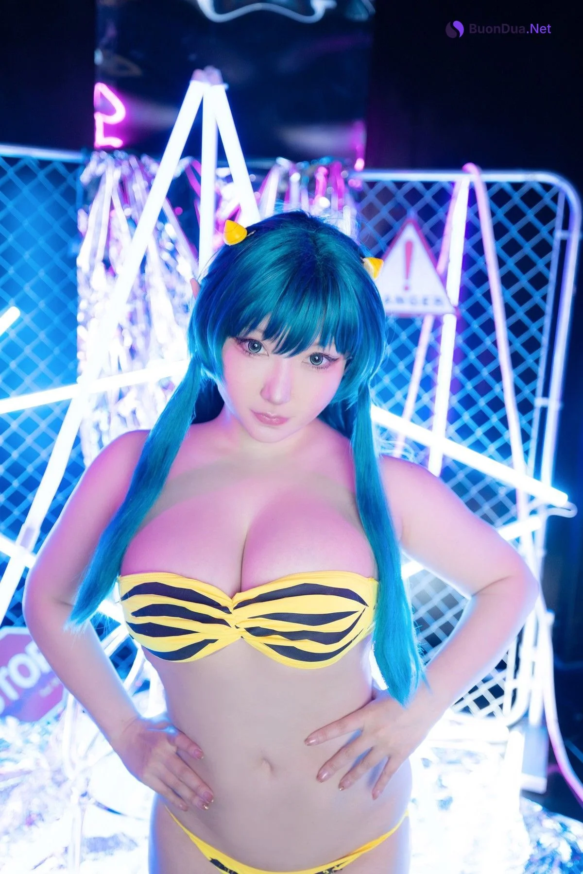 Cosplay SAKUサク Lum ラム うる星やつら Set.04 - Photo 15