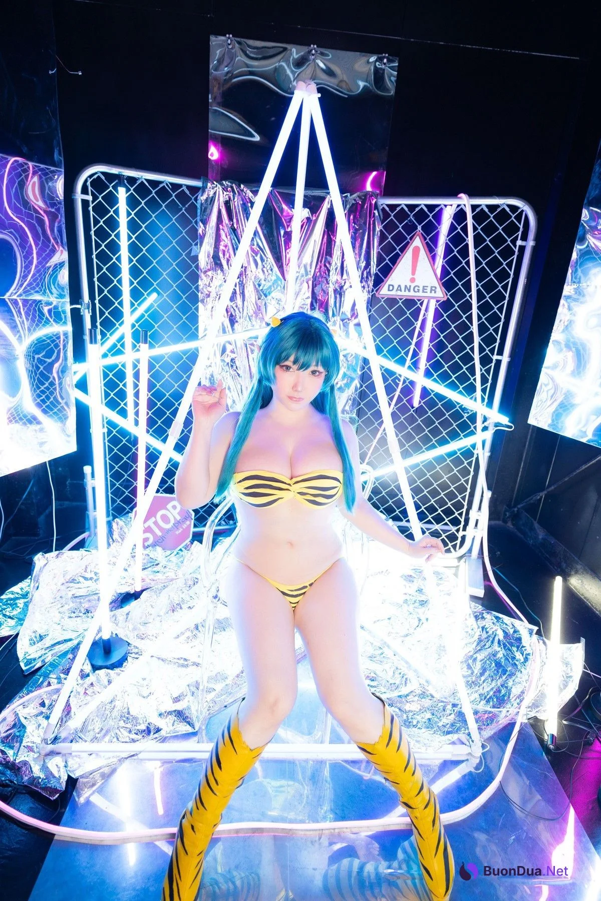 Cosplay SAKUサク Lum ラム うる星やつら Set.04 - Photo 7