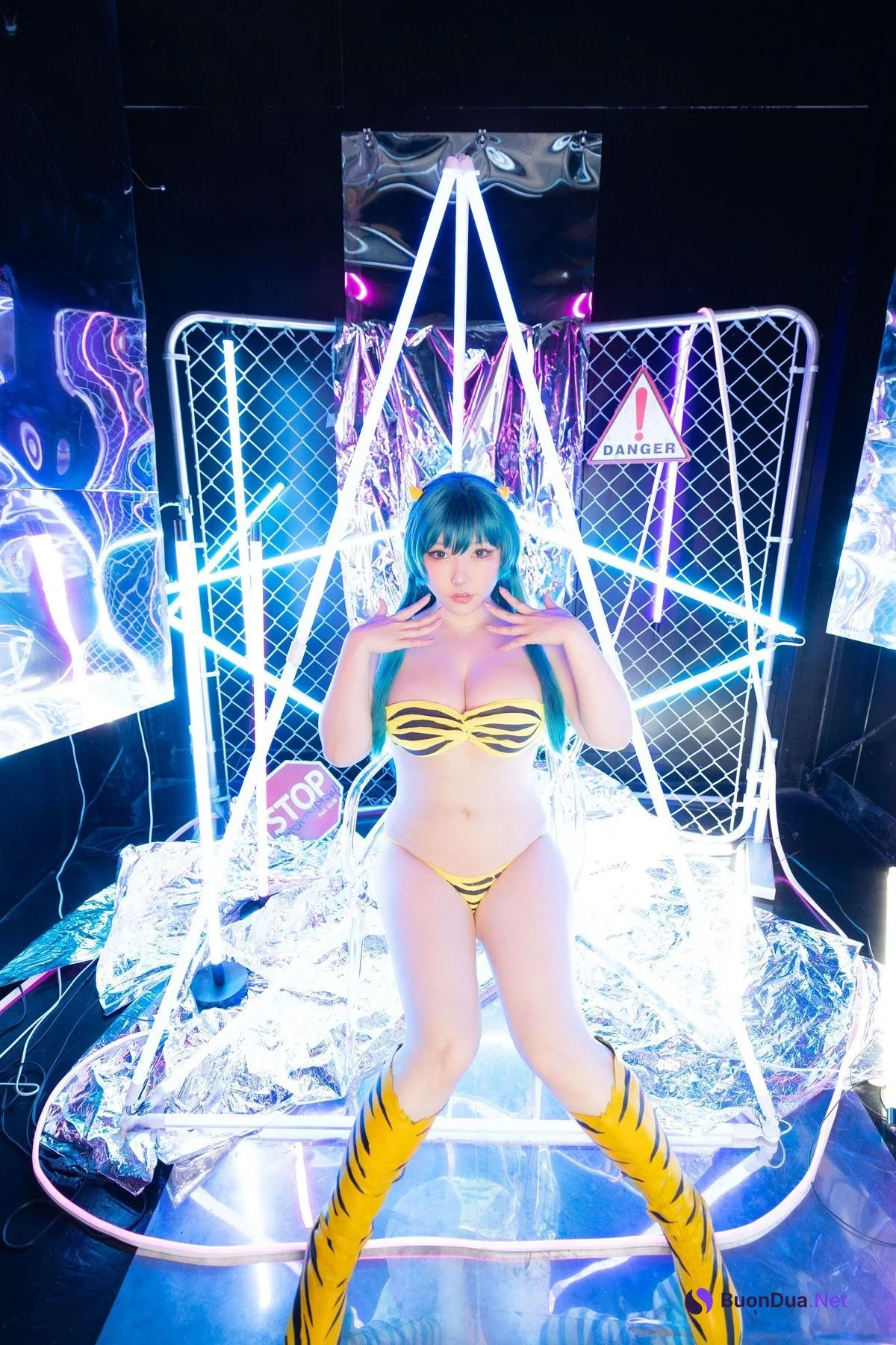 Cosplay SAKUサク Lum ラム うる星やつら Set.04 - Photo 8
