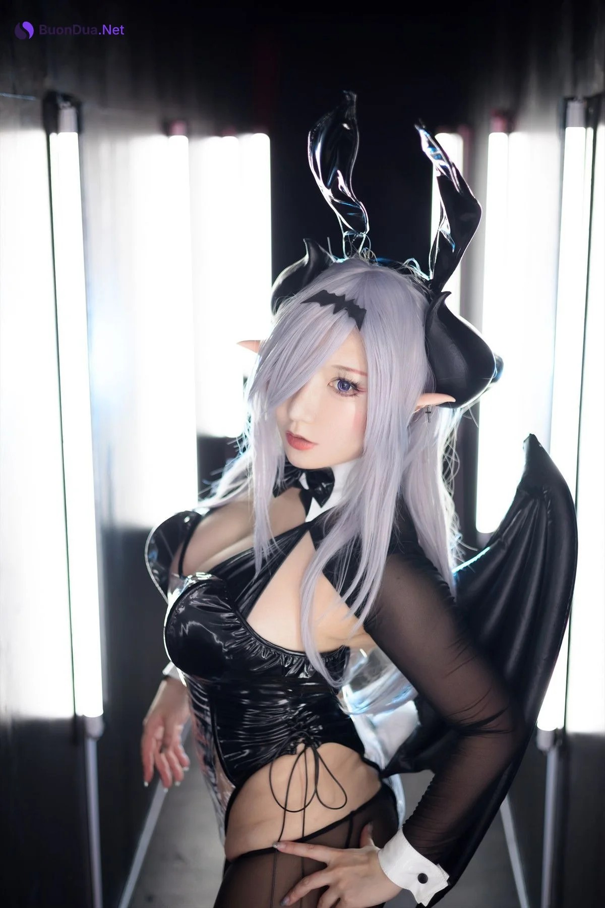 Cosplay SAKUサク See-through Bunny Succubus Set.01 - Photo 10