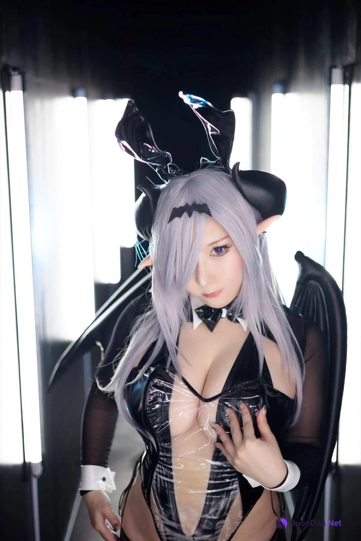 Cosplay SAKUサク See-through Bunny Succubus Set.01 - Photo 4