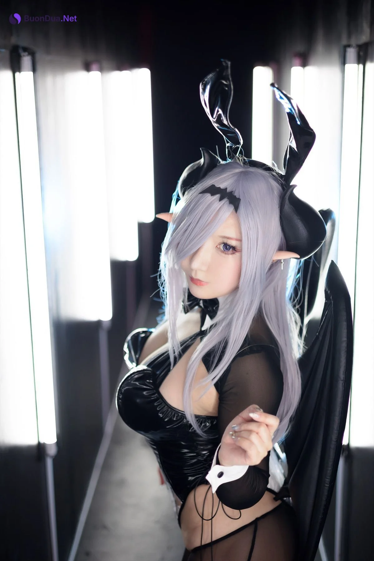 Cosplay SAKUサク See-through Bunny Succubus Set.01 - Photo 9