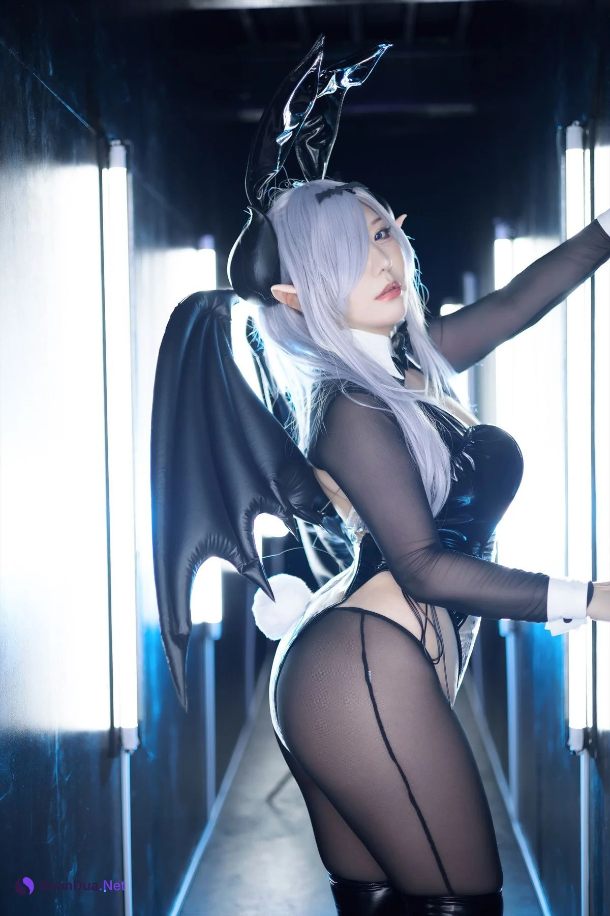 Cosplay SAKUサク See-through Bunny Succubus Set.02 - Photo 18
