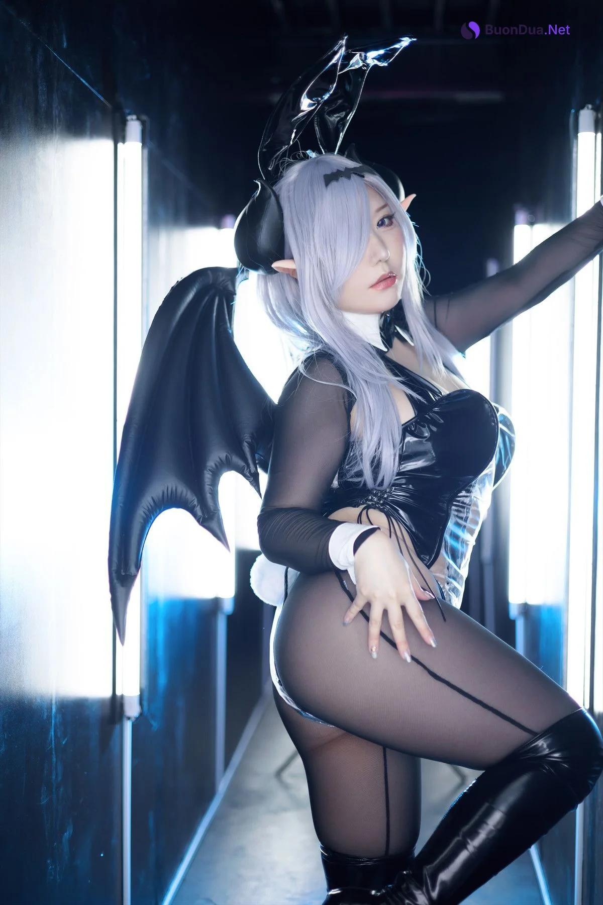 Cosplay SAKUサク See-through Bunny Succubus Set.02 - Photo 19