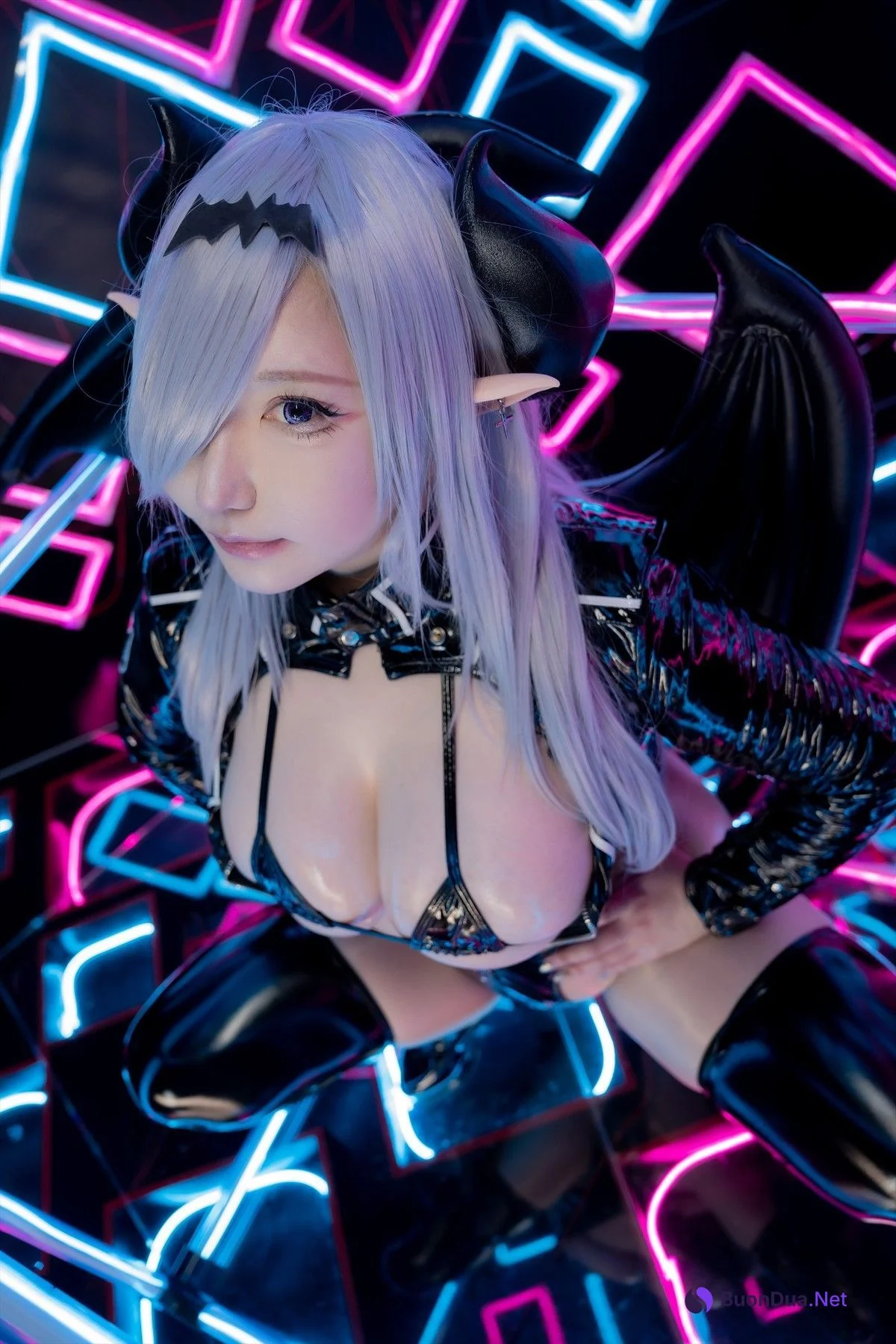 Cosplay SAKUサク See-through Bunny Succubus Set.04 - Photo 19