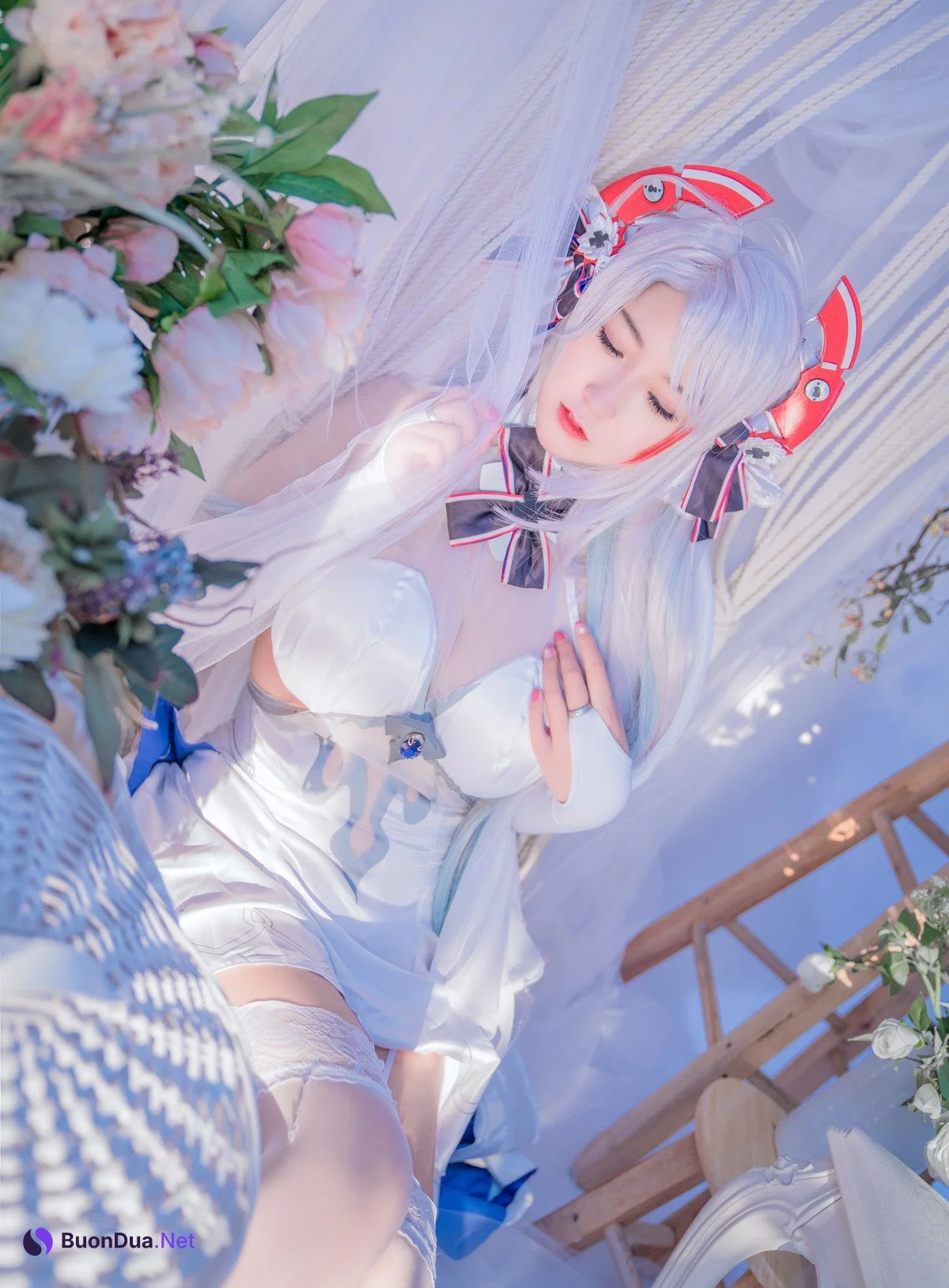 Cosplay 猫九酱Sakura 碧蓝誓约 Set.01 - Photo 15