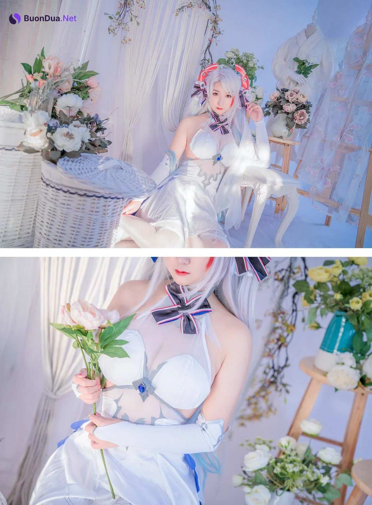 Cosplay 猫九酱Sakura 碧蓝誓约 Set.01 - Photo 3