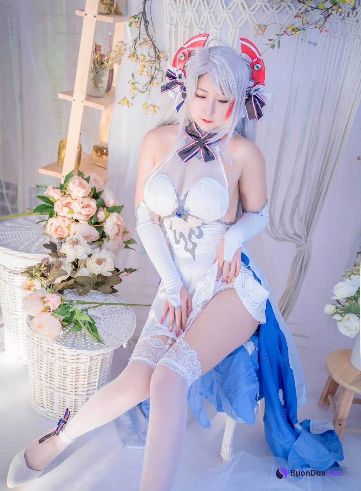 Cosplay 猫九酱Sakura 碧蓝誓约 Set.01 - Photo 5