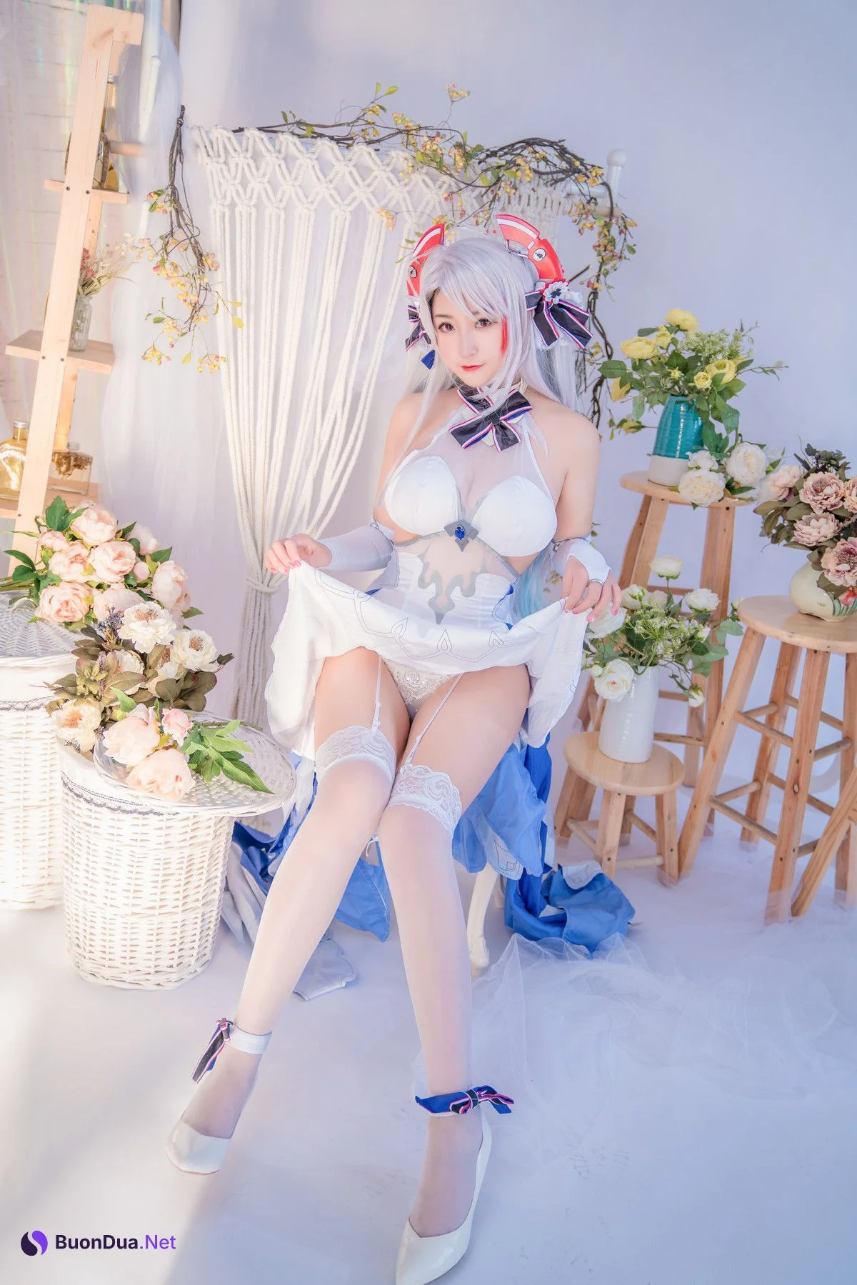Cosplay 猫九酱Sakura 碧蓝誓约 Set.01 - Photo 6