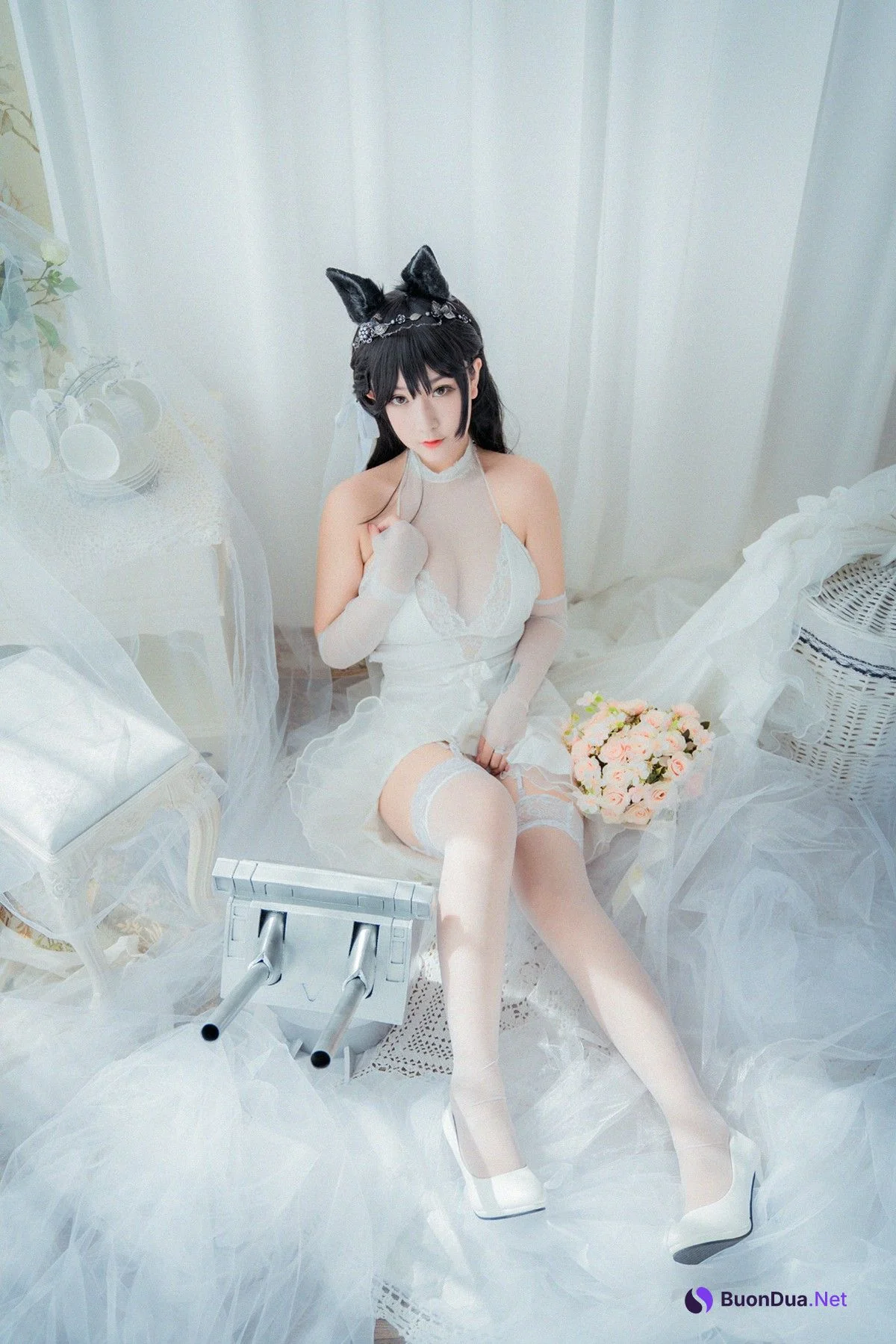 Cosplay 猫九酱Sakura 碧蓝誓约 Set.02 - 写真 12