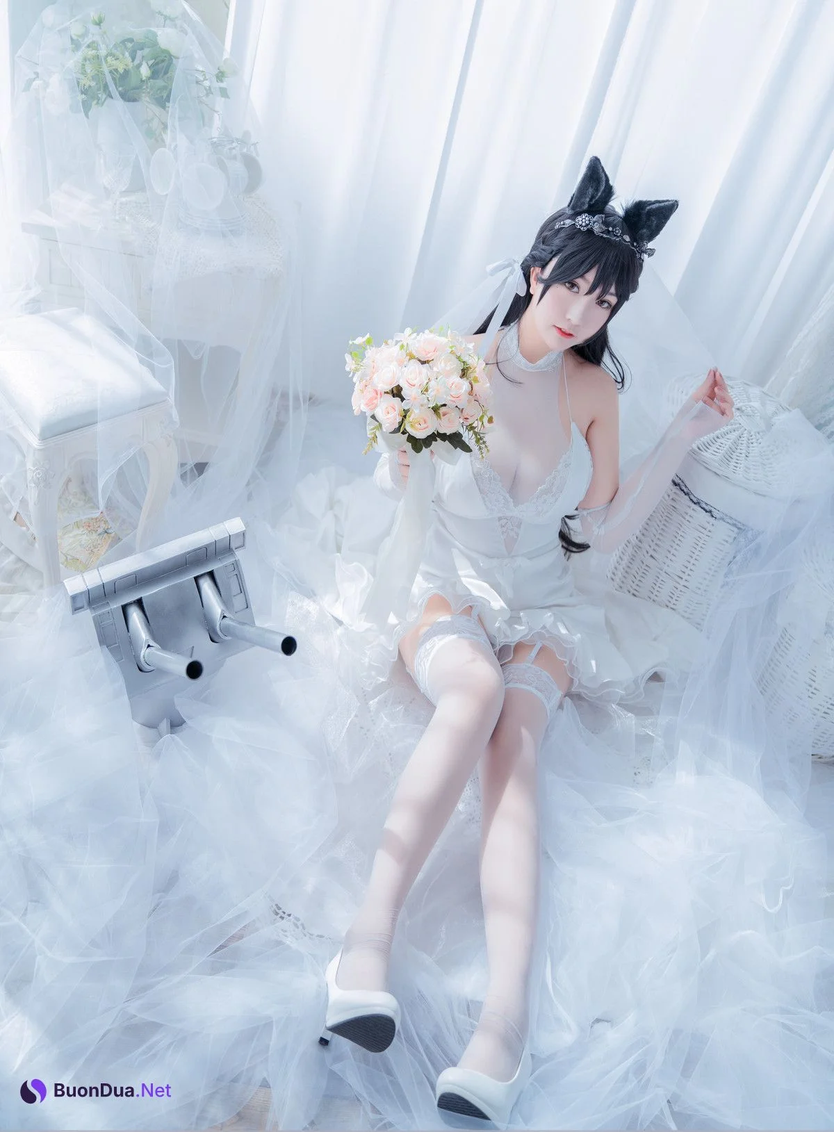 Cosplay 猫九酱Sakura 碧蓝誓约 Set.02 - 写真 2