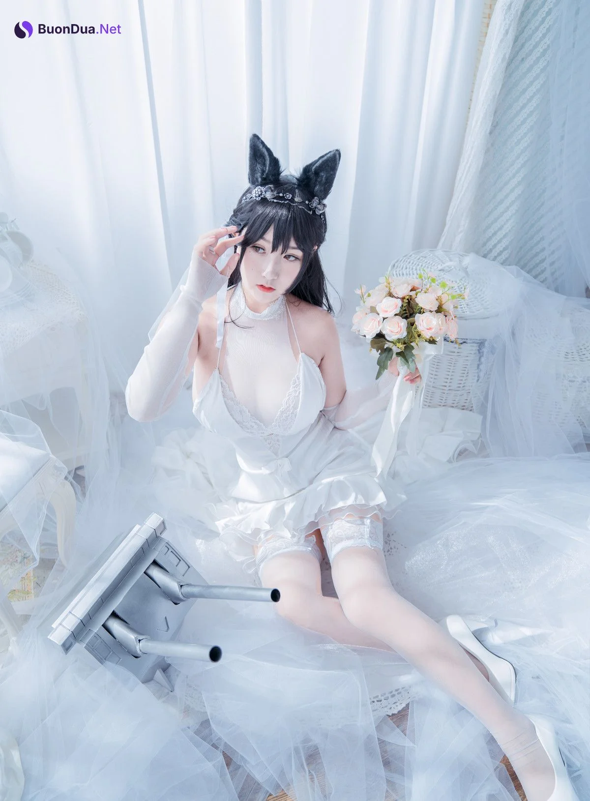 Cosplay 猫九酱Sakura 碧蓝誓约 Set.02 - 写真 3