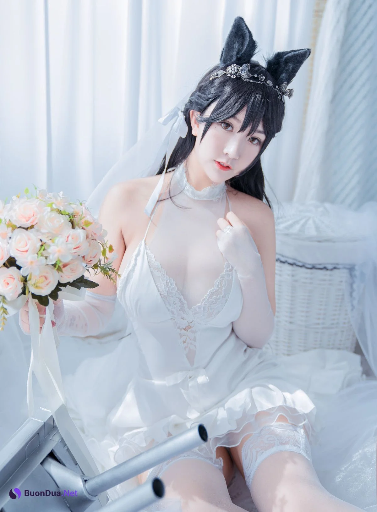 Cosplay 猫九酱Sakura 碧蓝誓约 Set.02 - 写真 4