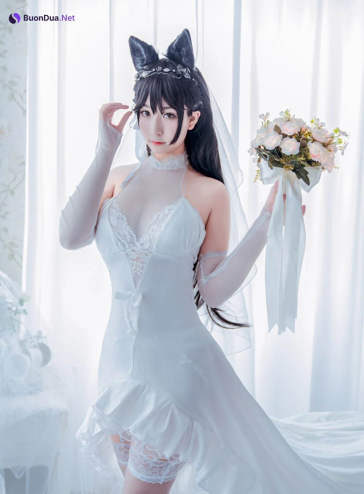 Cosplay 猫九酱Sakura 碧蓝誓约 Set.02 - 写真 5
