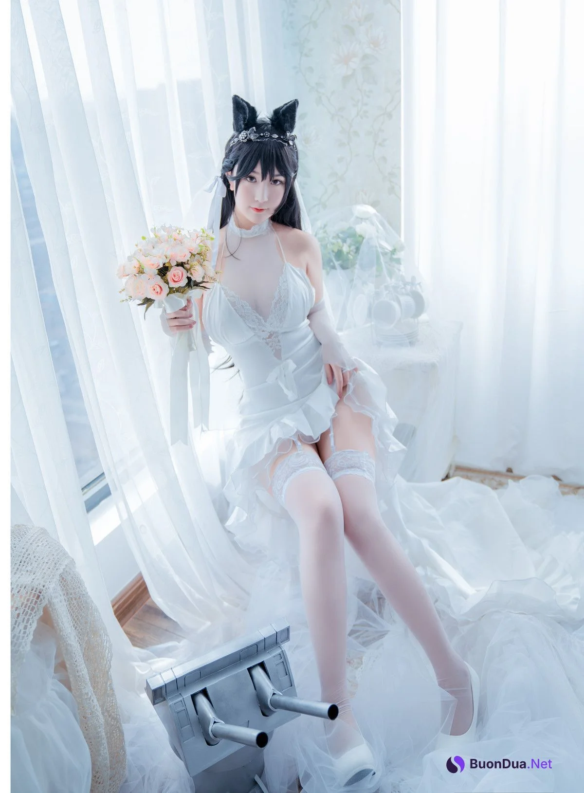 Cosplay 猫九酱Sakura 碧蓝誓约 Set.02 - 写真 7