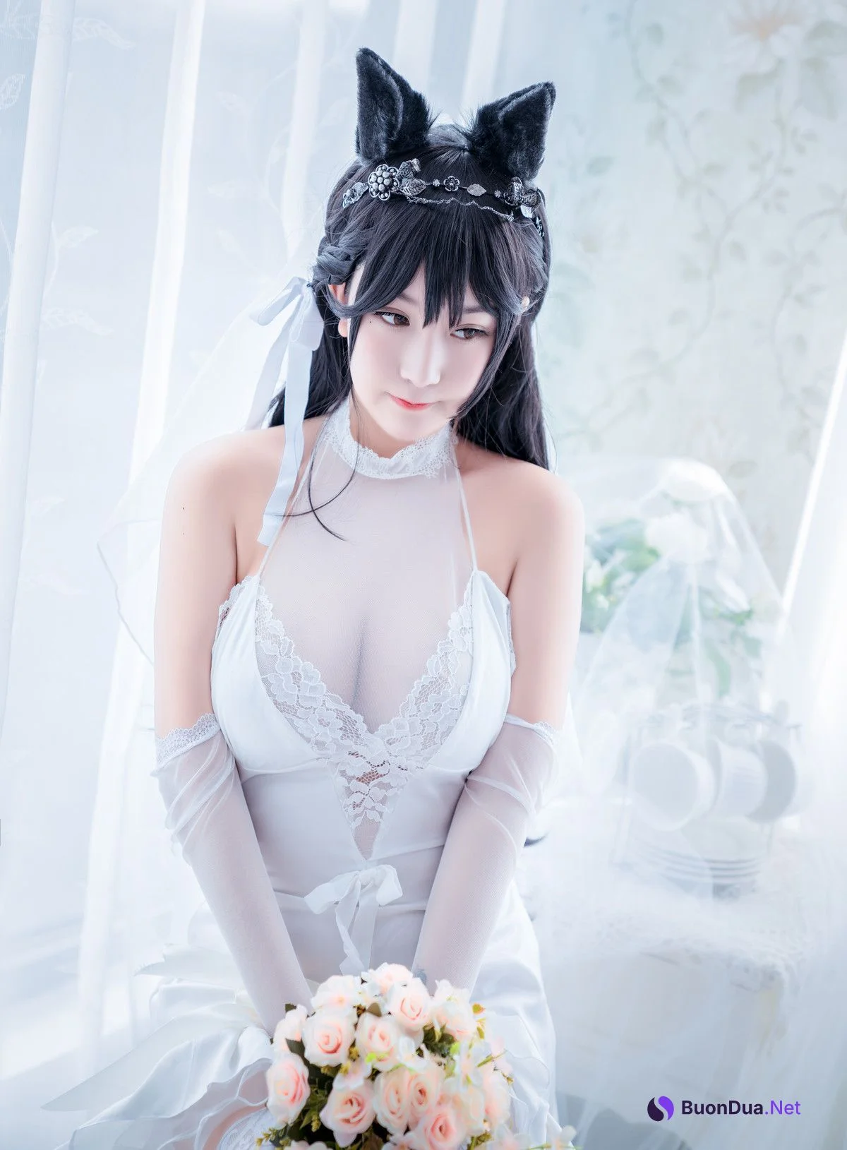Cosplay 猫九酱Sakura 碧蓝誓约 Set.02 - 写真 9