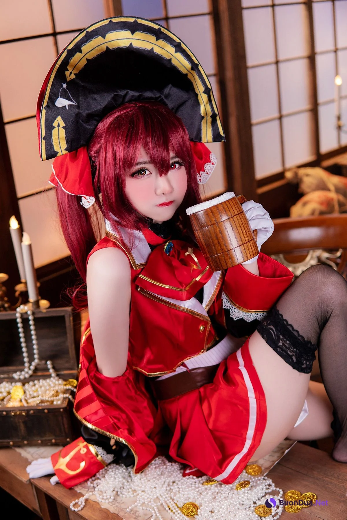 Cosplay Sally多啦雪 – Houshou Marine 宝鐘マリン - Photo 10