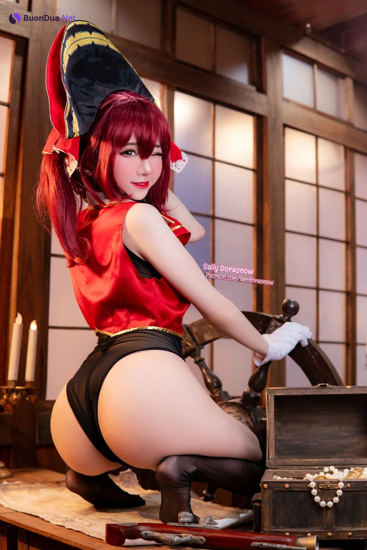 Cosplay Sally多啦雪 – Houshou Marine 宝鐘マリン - Photo 19