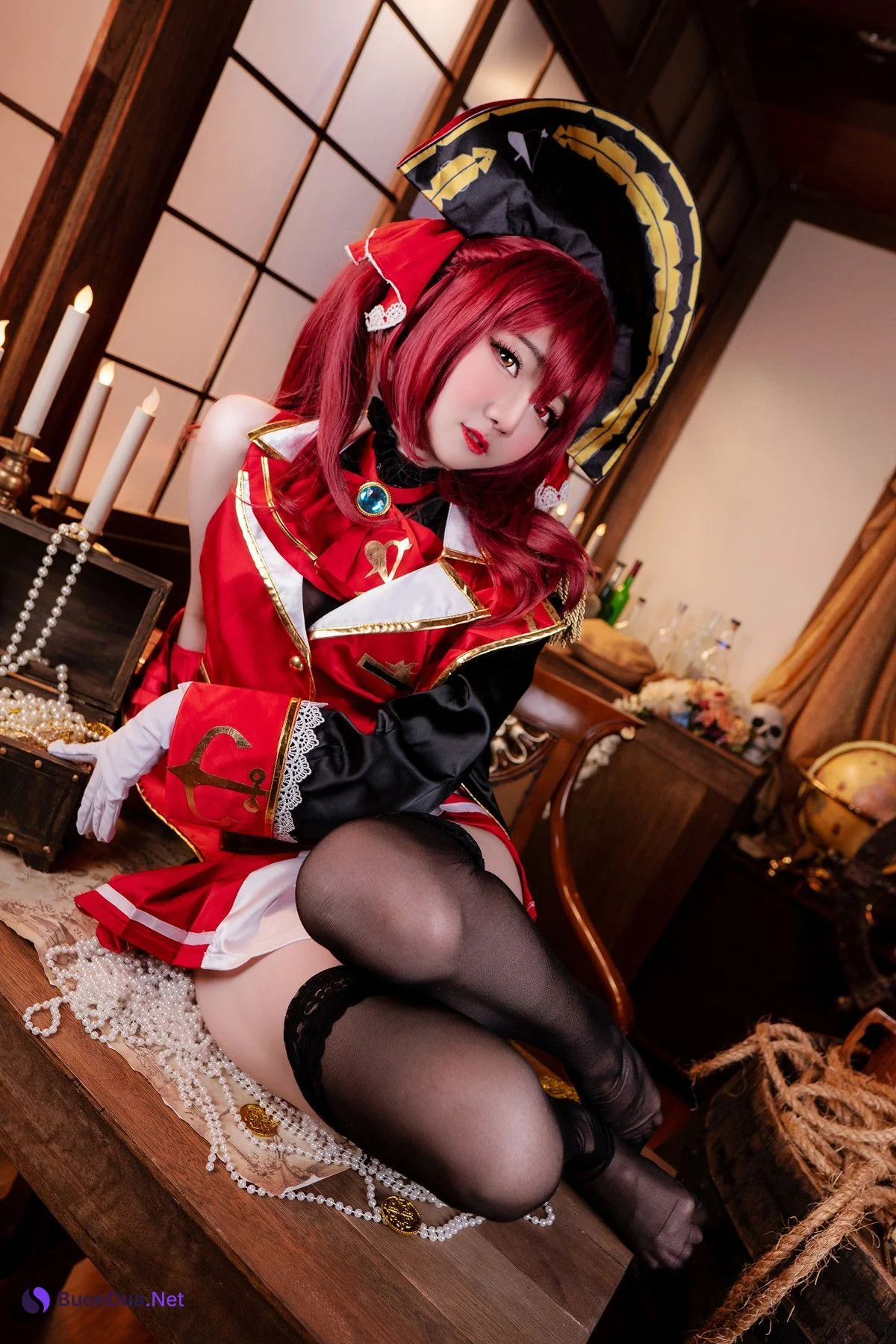 Cosplay Sally多啦雪 – Houshou Marine 宝鐘マリン - Photo 3
