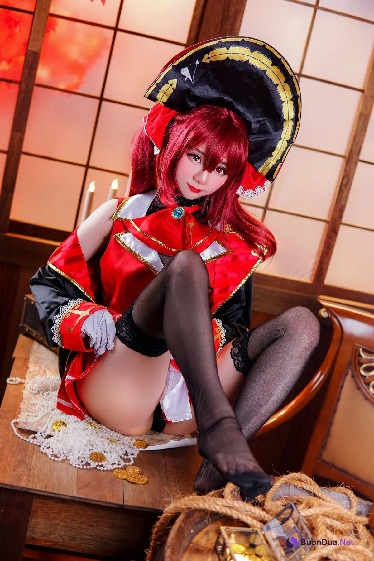 Cosplay Sally多啦雪 – Houshou Marine 宝鐘マリン - Photo 9