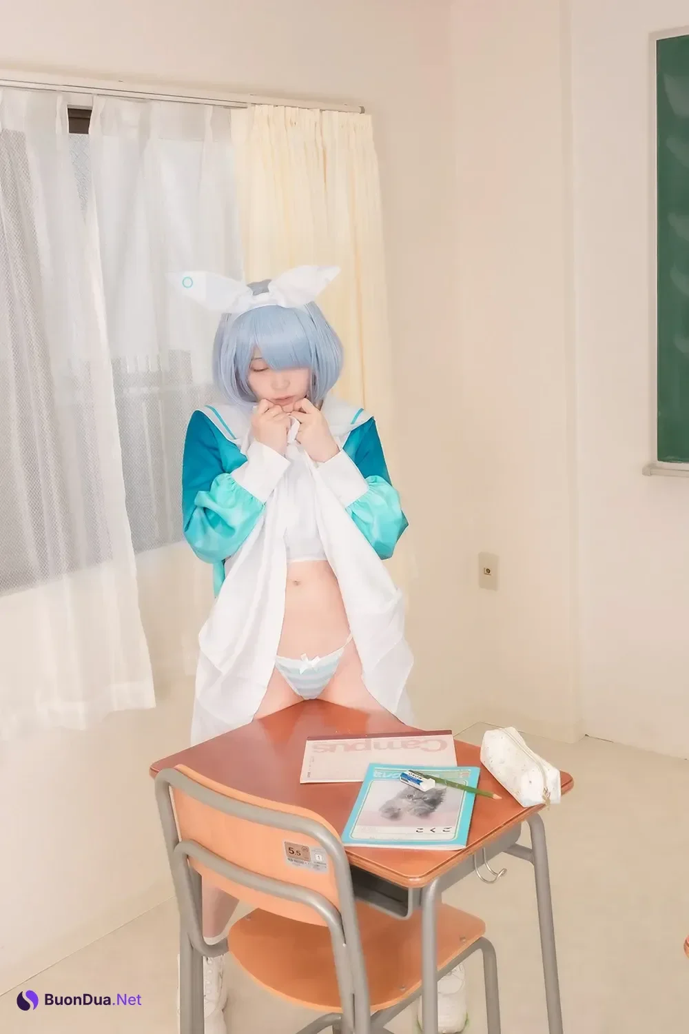 Cosplay Salt Melon 塩めろん。 – アロナちゃんと秘密の放課後 Set.01 - รูปภาพ 3