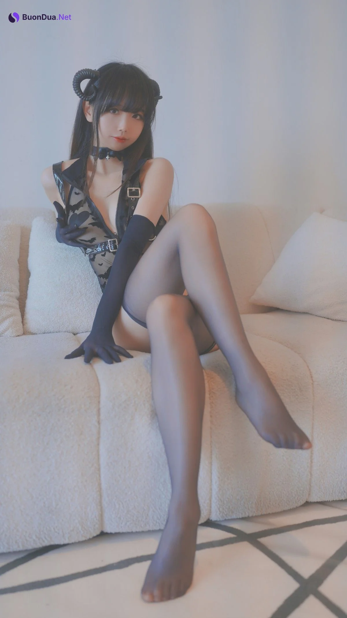 Cosplay 雪琪SAMA 小恶魔透视装 - Photo 7