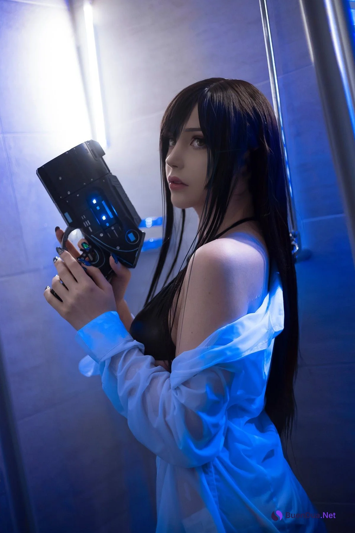 Cosplay Sayathefox 白毛狐狸 浴室诱惑 - Photo 16