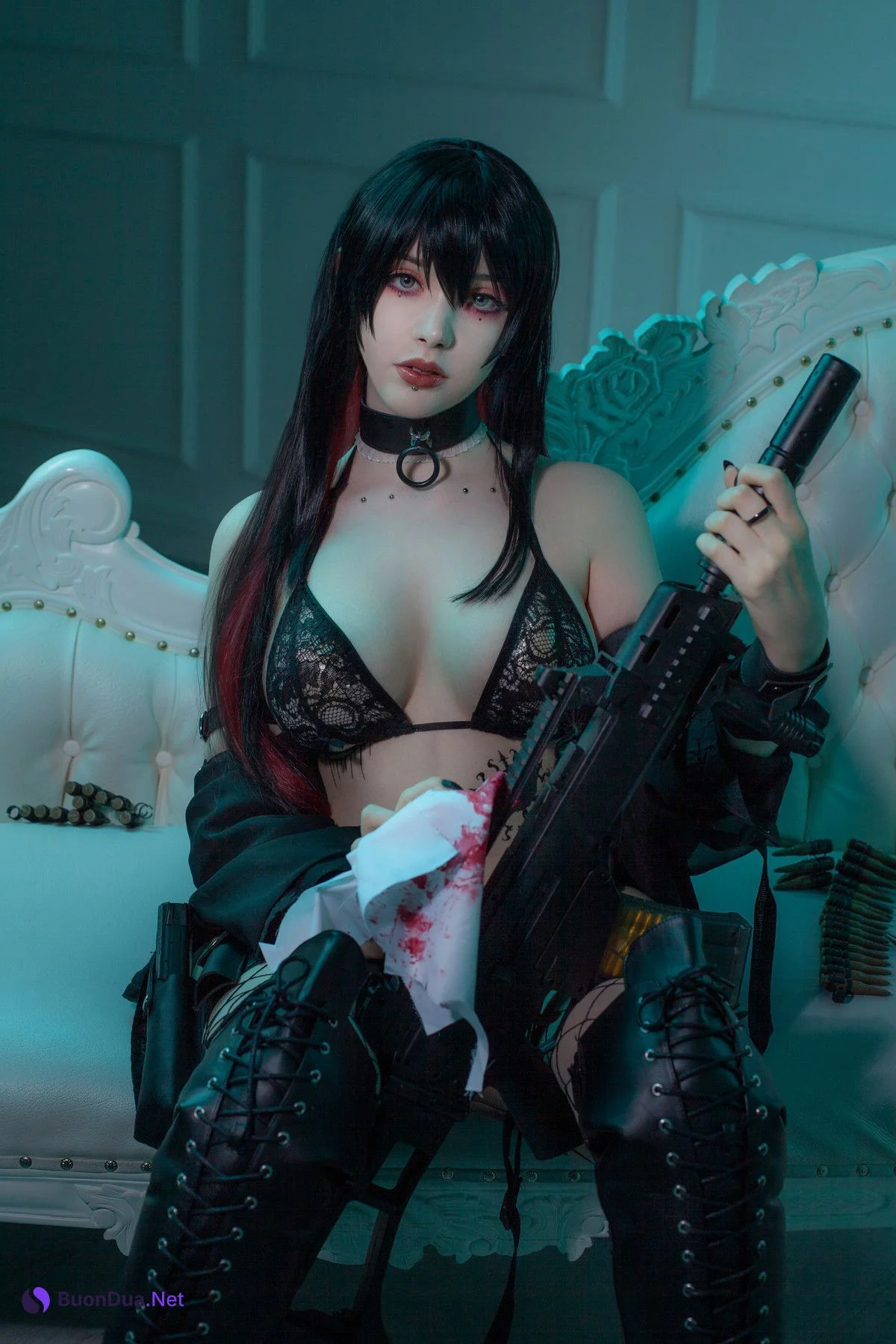 Cosplay Sayathefox Zenith 海滩随拍 樱岛麻衣 - Photo 9