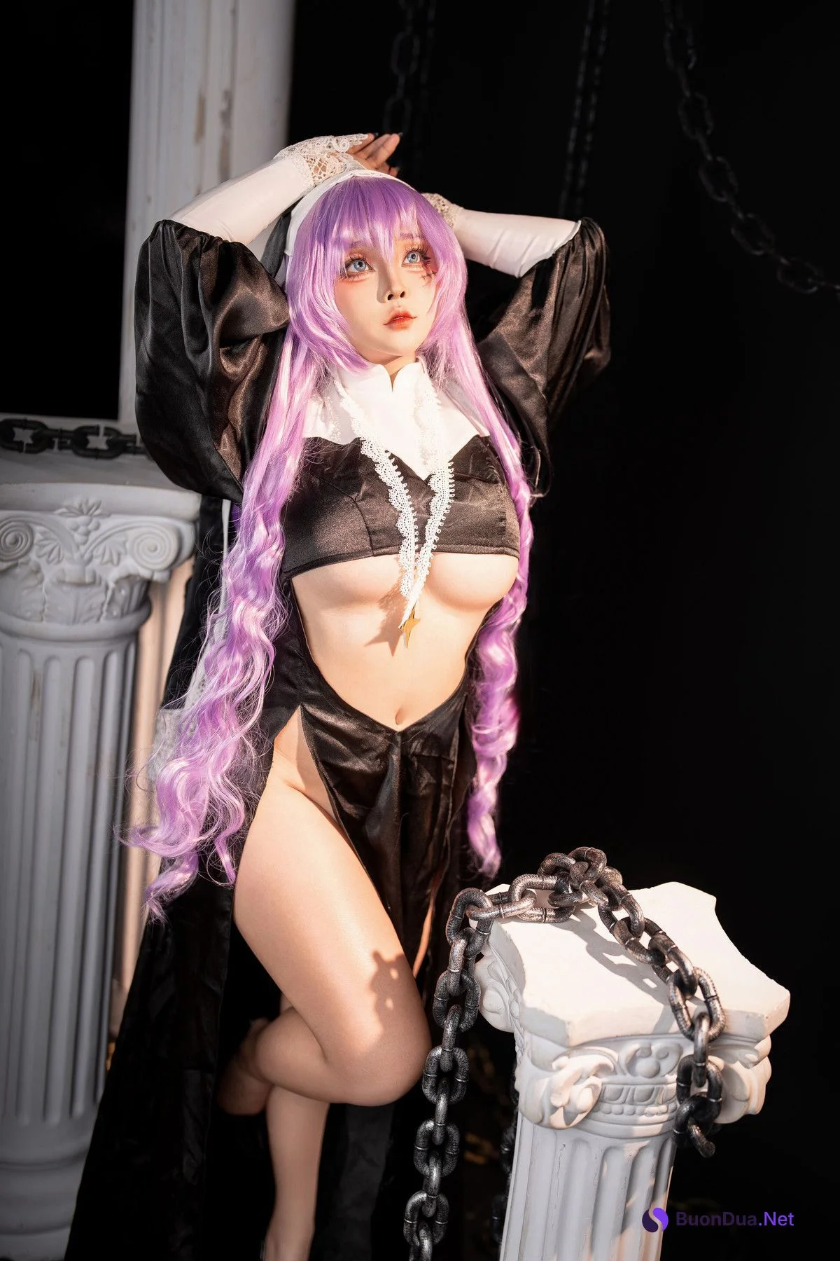 Cosplay SayoMomo小桃 Gigant Sister - Photo 15