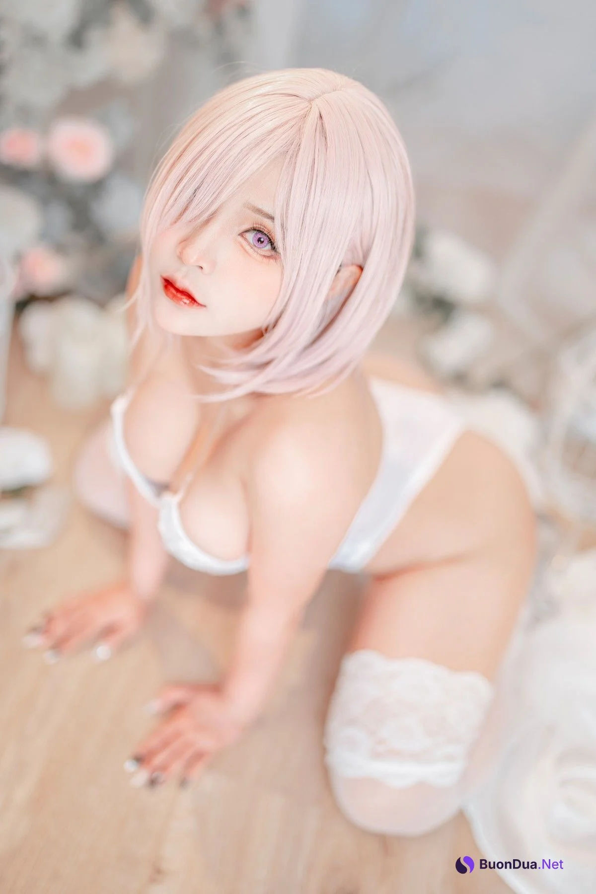 Cosplay SayoMomo小桃 Mashu Kyrielight - Photo 9