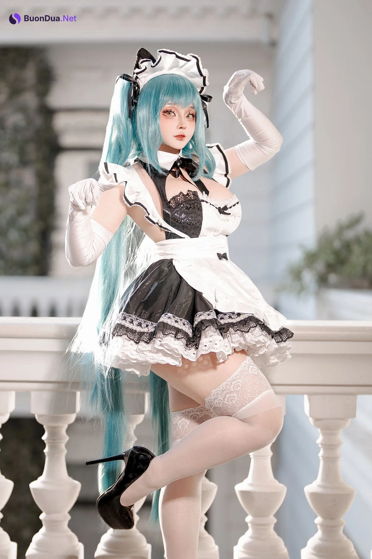 Cosplay SayoMomo小桃 NIKKE Privaty Maid - Photo 10