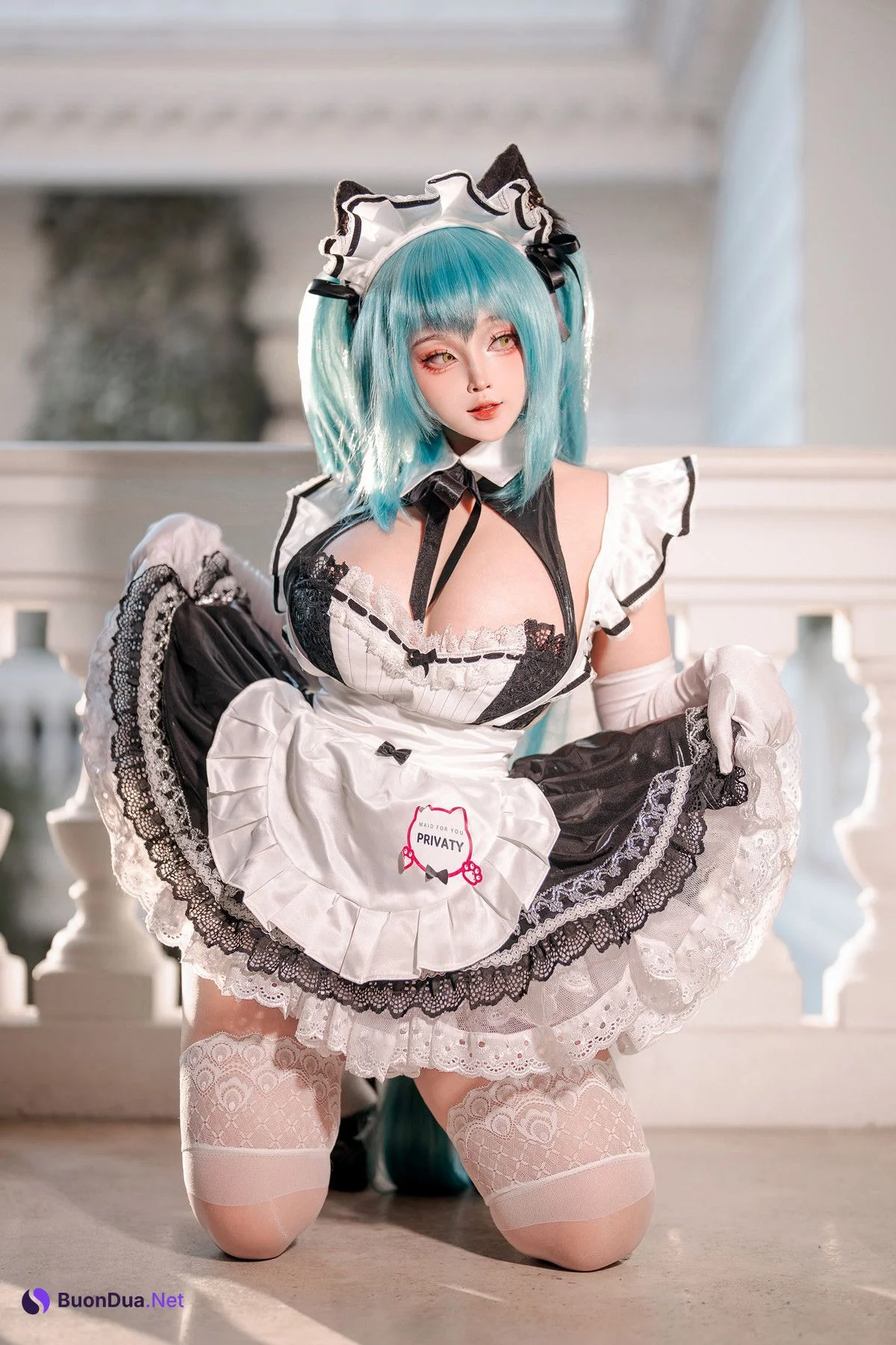 Cosplay SayoMomo小桃 NIKKE Privaty Maid - Photo 12