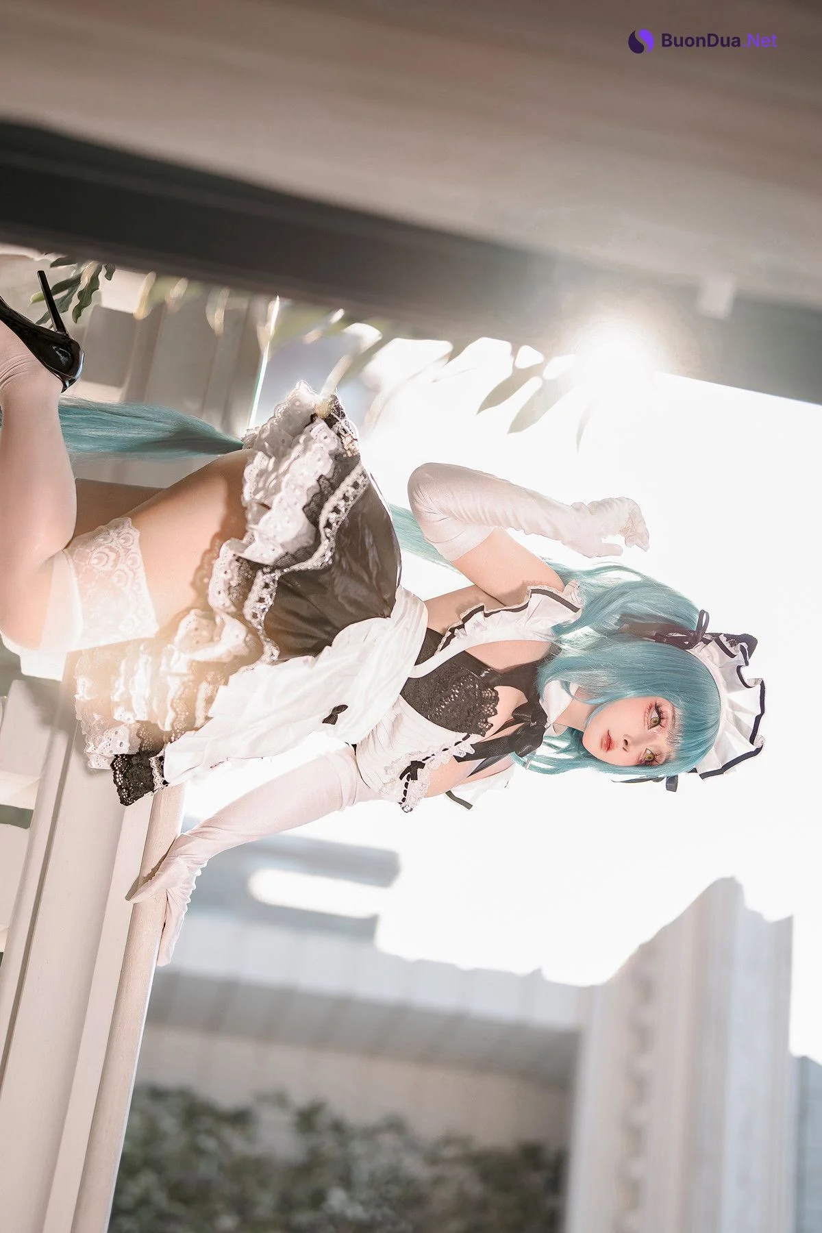 Cosplay SayoMomo小桃 NIKKE Privaty Maid - Photo 13