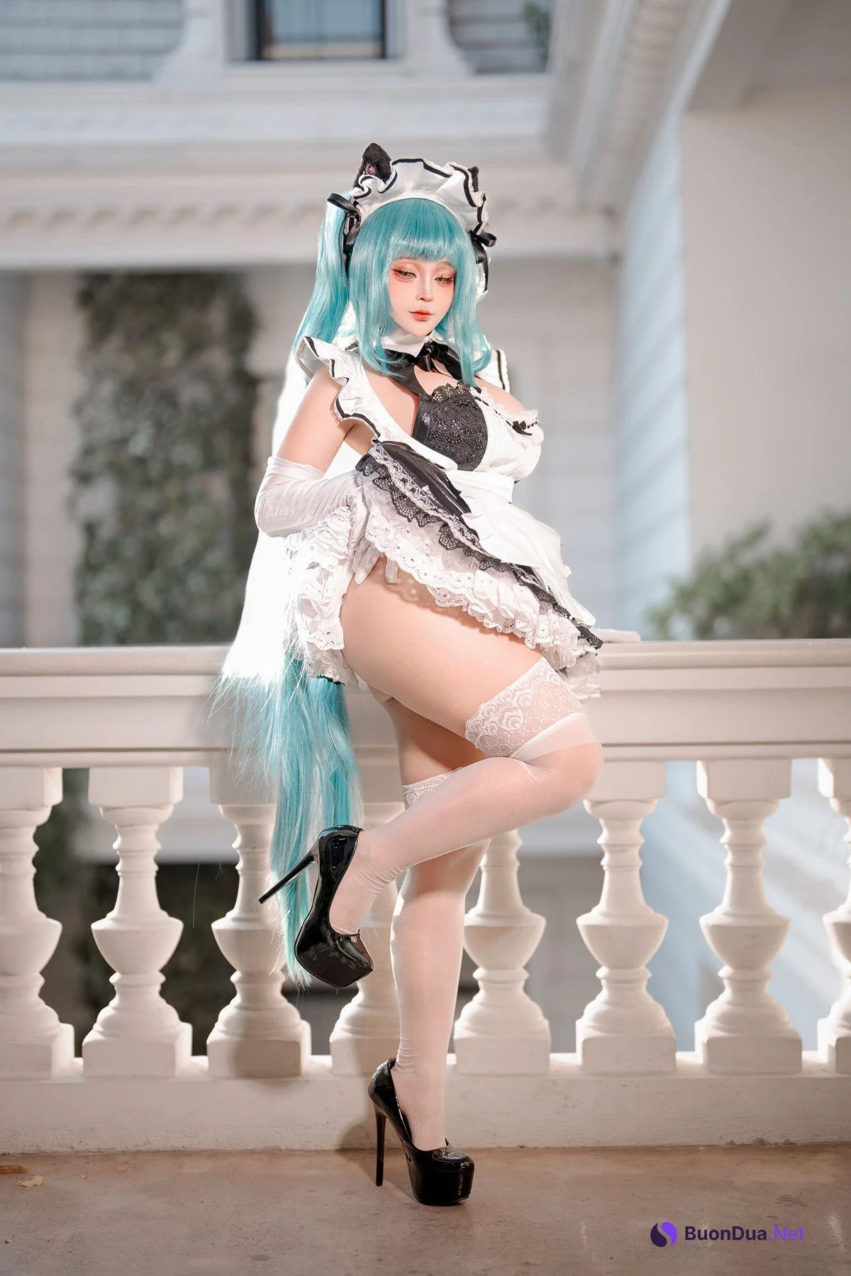 Cosplay SayoMomo小桃 NIKKE Privaty Maid - Photo 16
