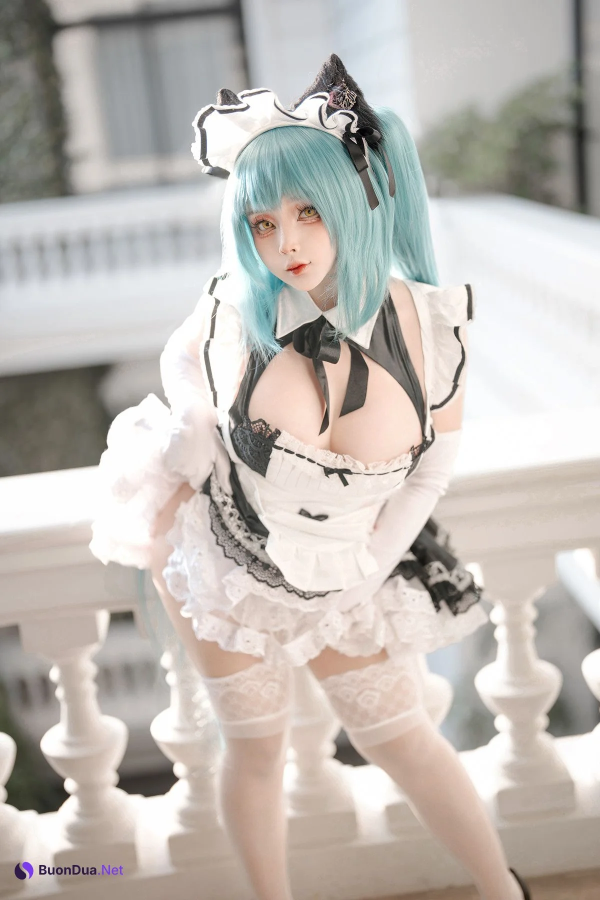 Cosplay SayoMomo小桃 NIKKE Privaty Maid - Photo 4