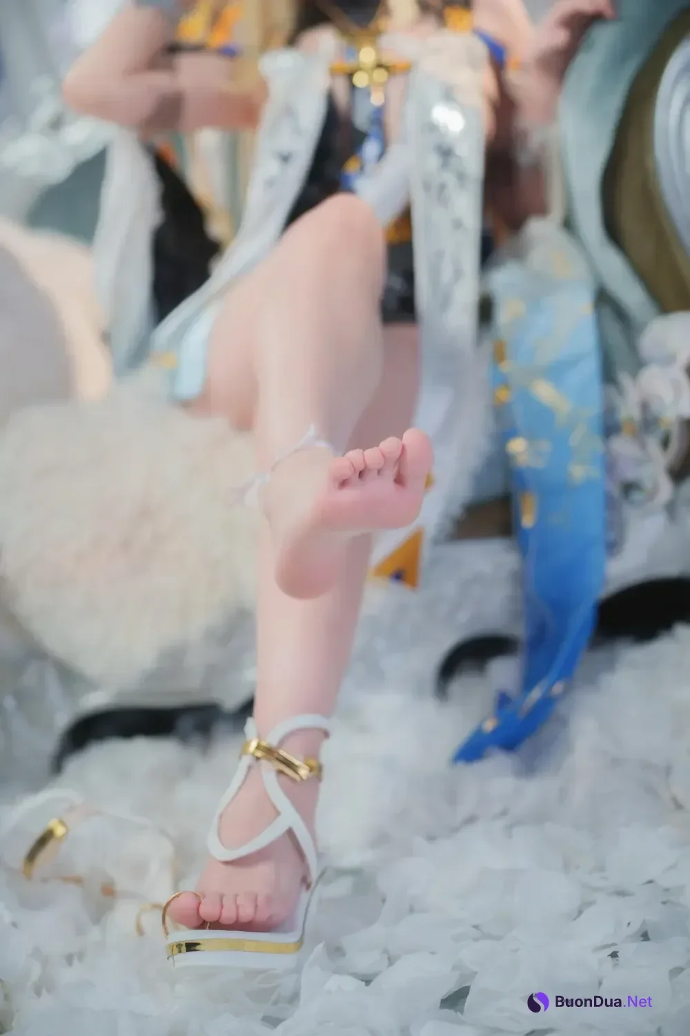 Cosplay Seele麦麦 – 鸣潮 菲比&卡提希娅·蓝色花海物语 - Photo 15