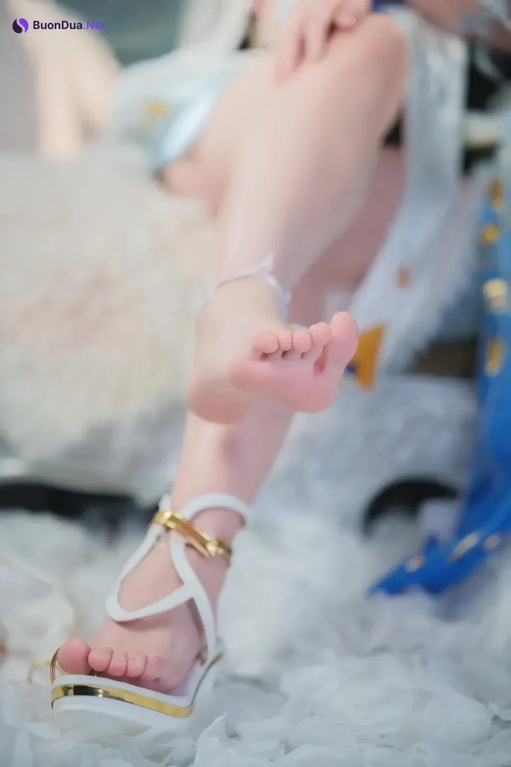 Cosplay Seele麦麦 – 鸣潮 菲比&卡提希娅·蓝色花海物语 - Photo 17