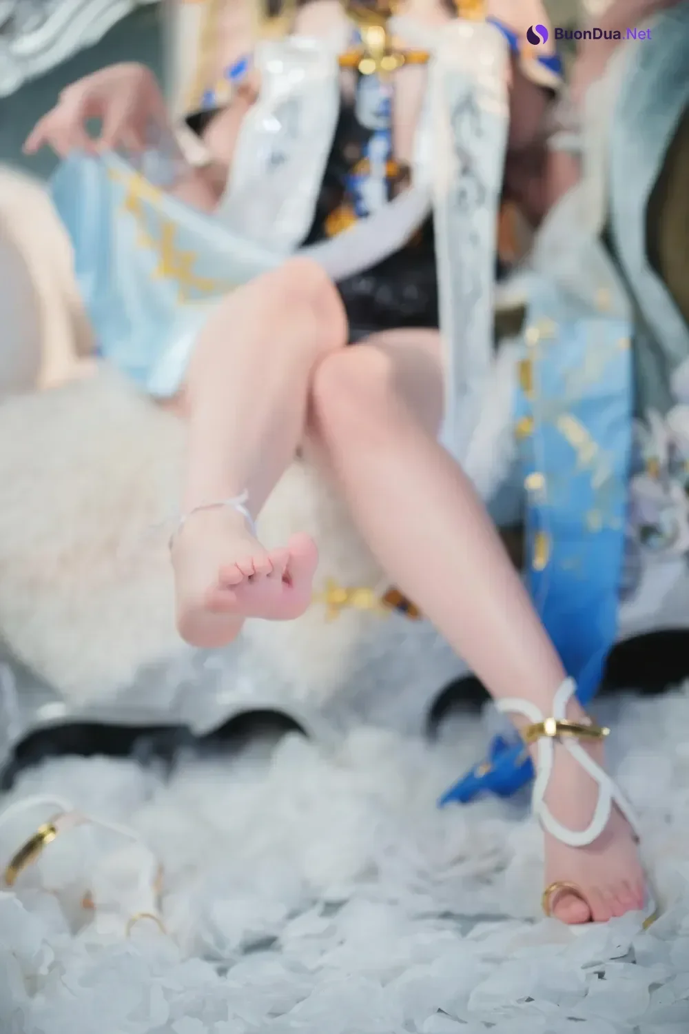 Cosplay Seele麦麦 – 鸣潮 菲比&卡提希娅·蓝色花海物语 - Photo 18