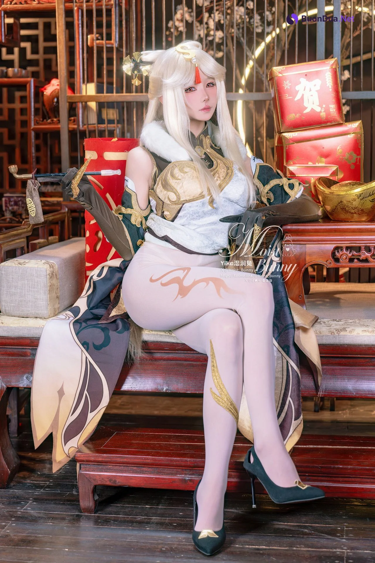 Cosplay 黏黏团子兔 金蛇来财 凝光贺岁 Set.01 - Photo 10