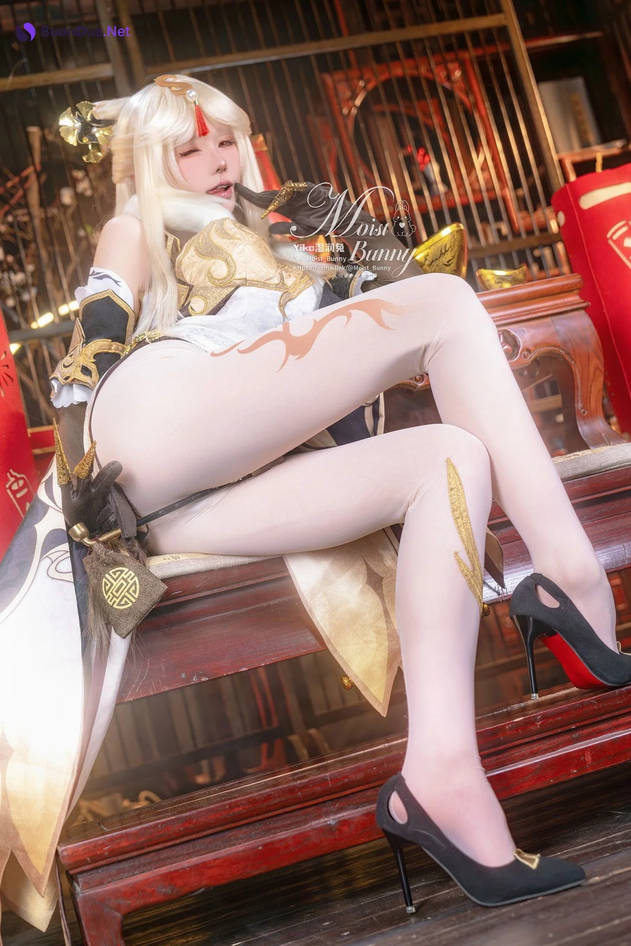 Cosplay 黏黏团子兔 金蛇来财 凝光贺岁 Set.01 - Photo 13