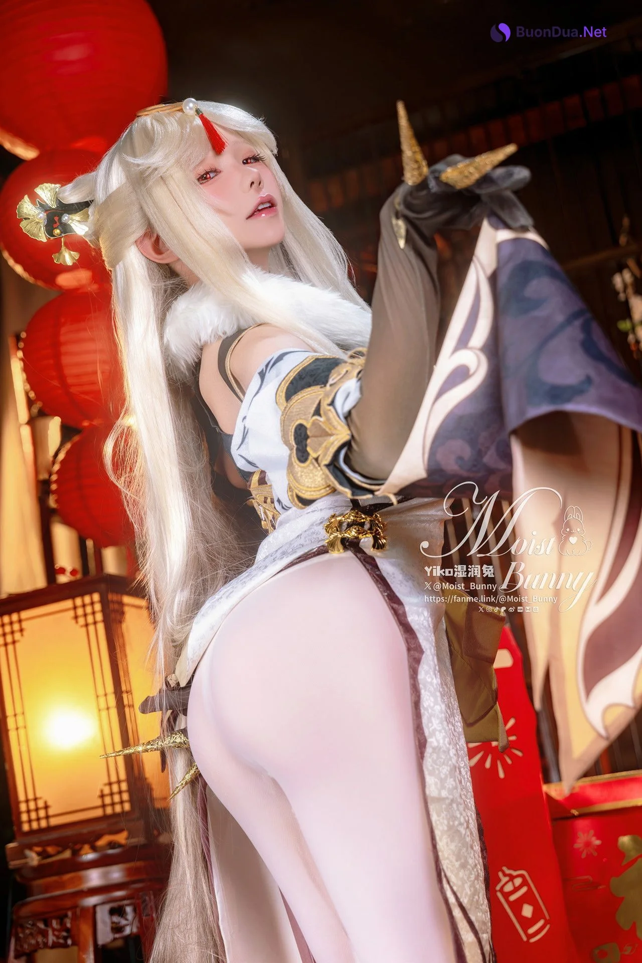 Cosplay 黏黏团子兔 金蛇来财 凝光贺岁 Set.01 - Photo 16