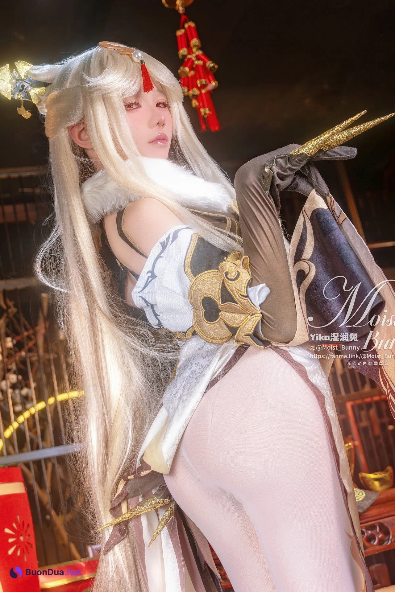 Cosplay 黏黏团子兔 金蛇来财 凝光贺岁 Set.01 - Photo 17