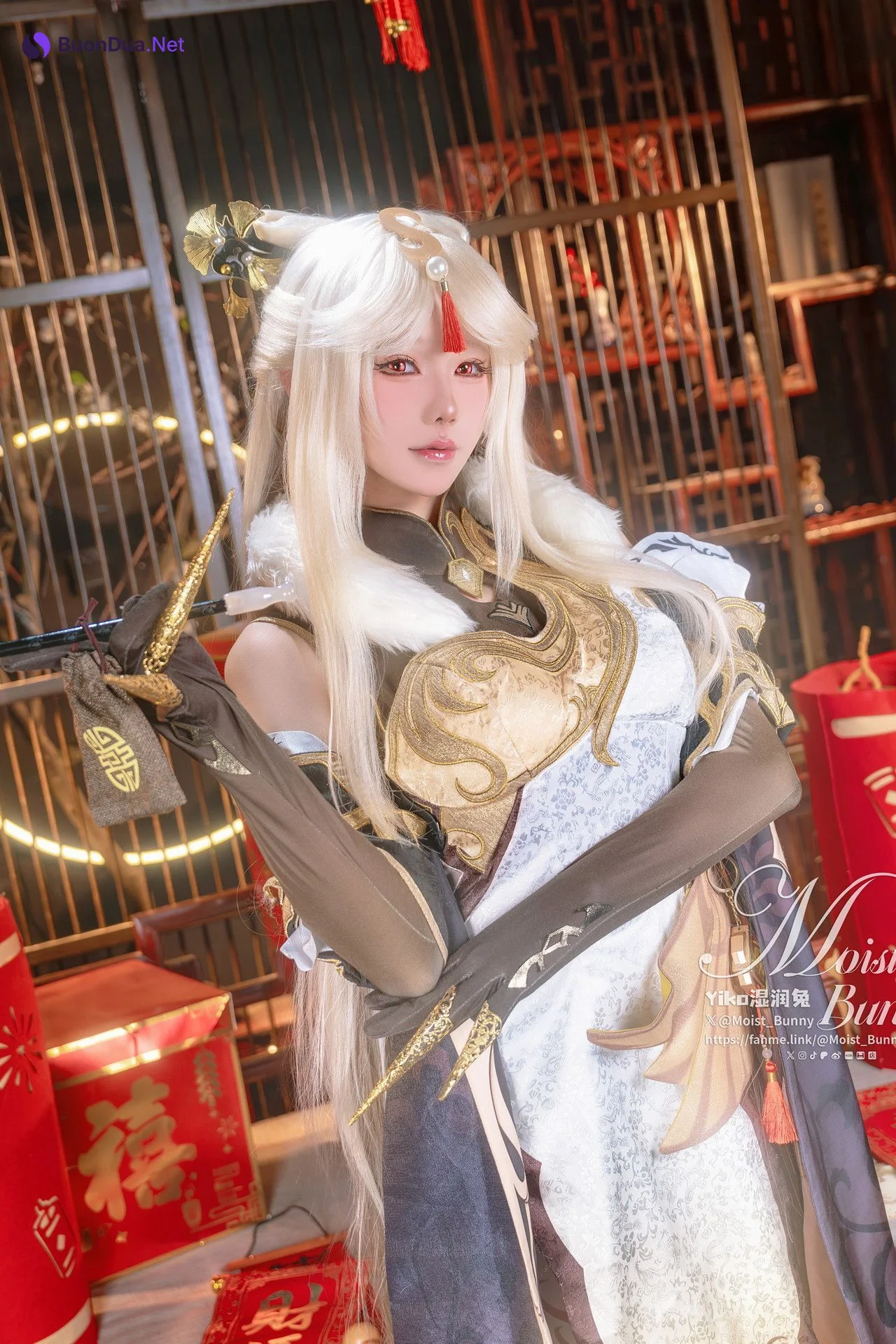 Cosplay 黏黏团子兔 金蛇来财 凝光贺岁 Set.01 - Photo 2
