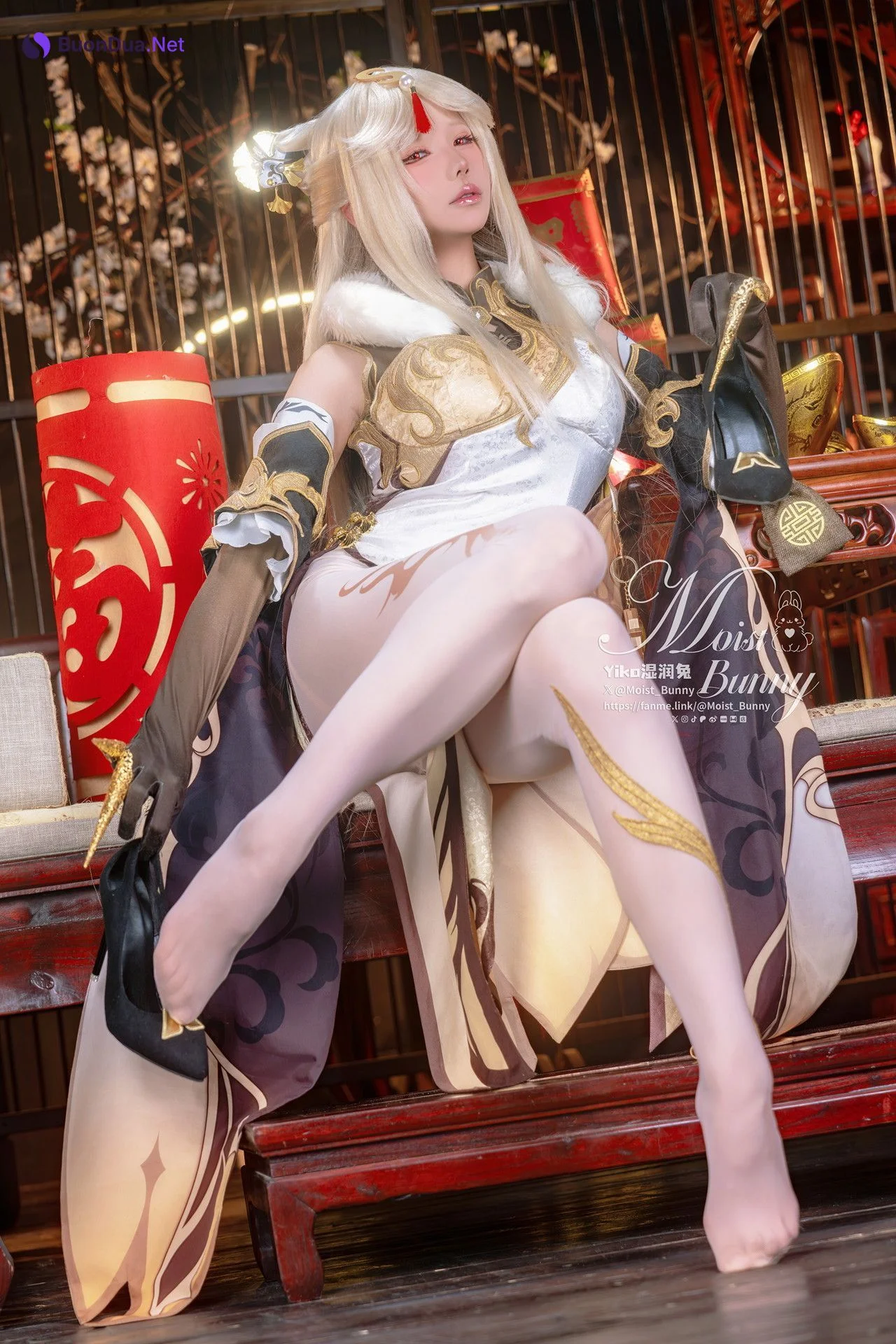 Cosplay 黏黏团子兔 金蛇来财 凝光贺岁 Set.01 - Photo 20