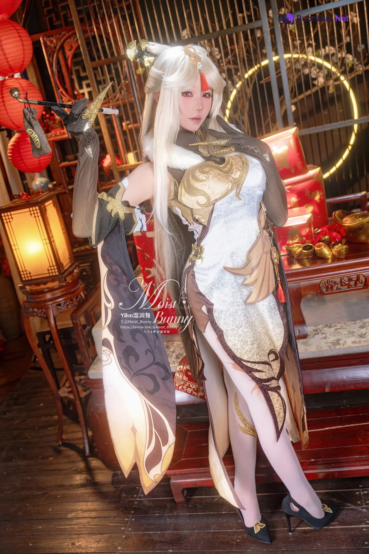 Cosplay 黏黏团子兔 金蛇来财 凝光贺岁 Set.01 - Photo 4