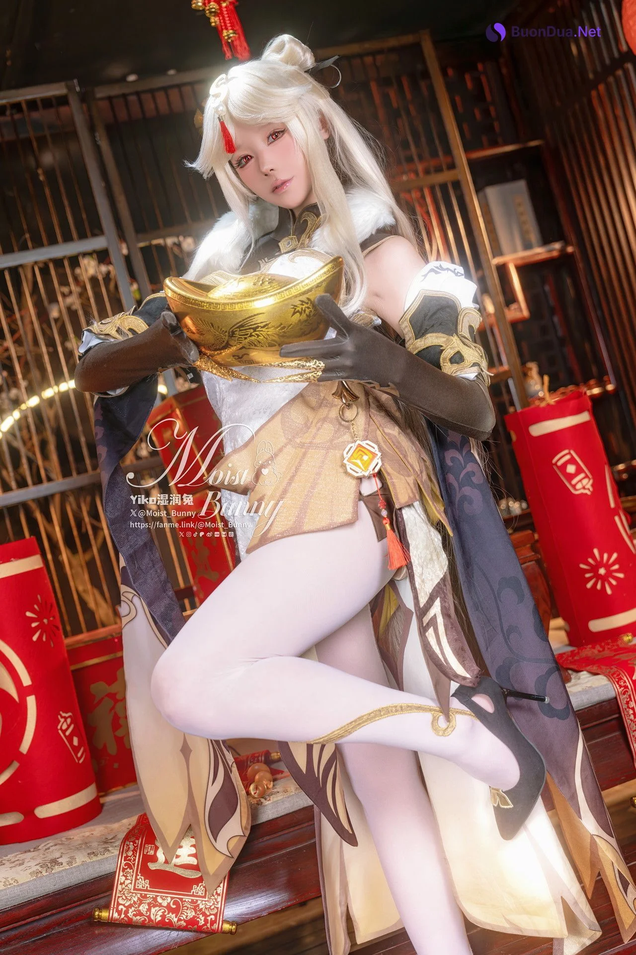 Cosplay 黏黏团子兔 金蛇来财 凝光贺岁 Set.01 - Photo 5
